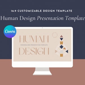 Plantilla Canva personalizable para presentación de diseño humano