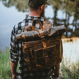 The Roosevelt Buffalo Leather Backpack - Etsy