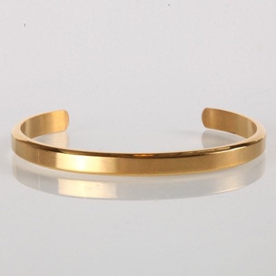 Gold cuff mens bracelet Clearance