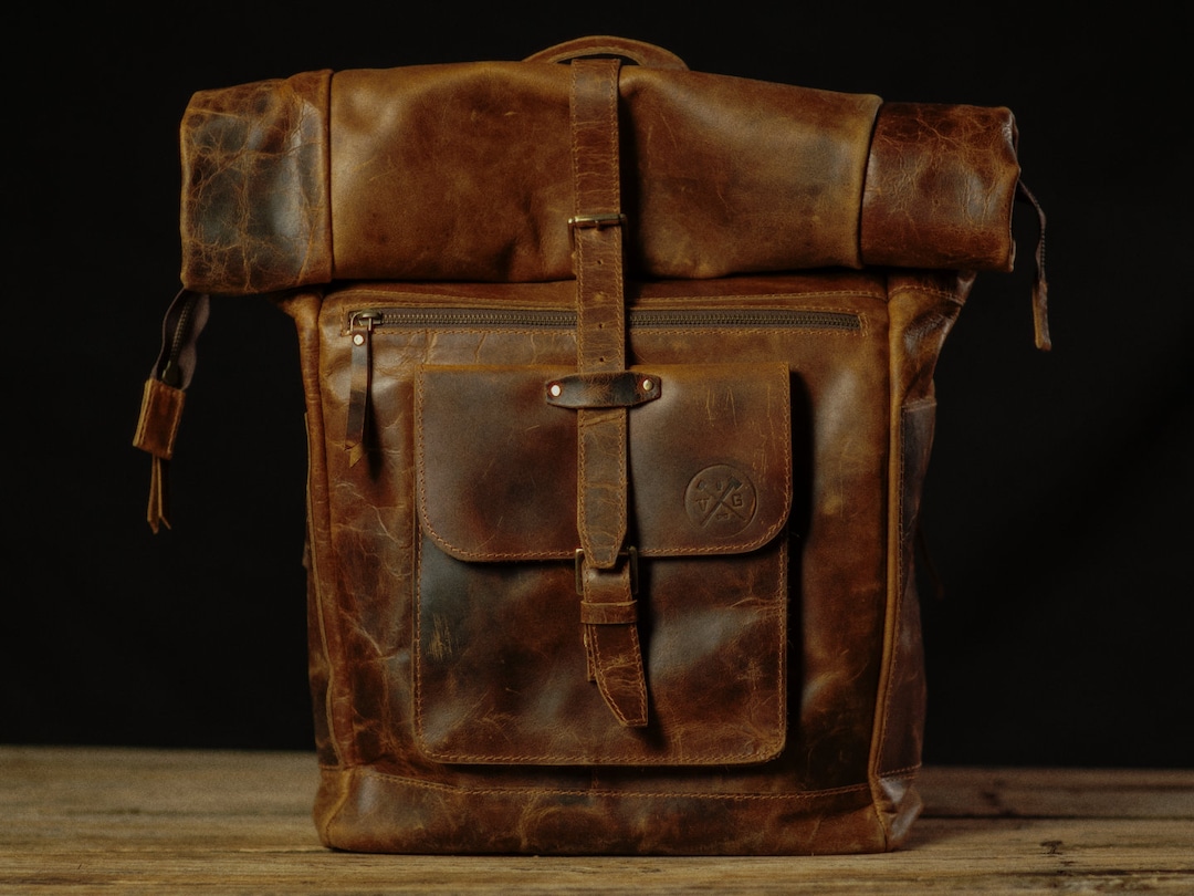 The Roosevelt Buffalo Leather Backpack - Etsy