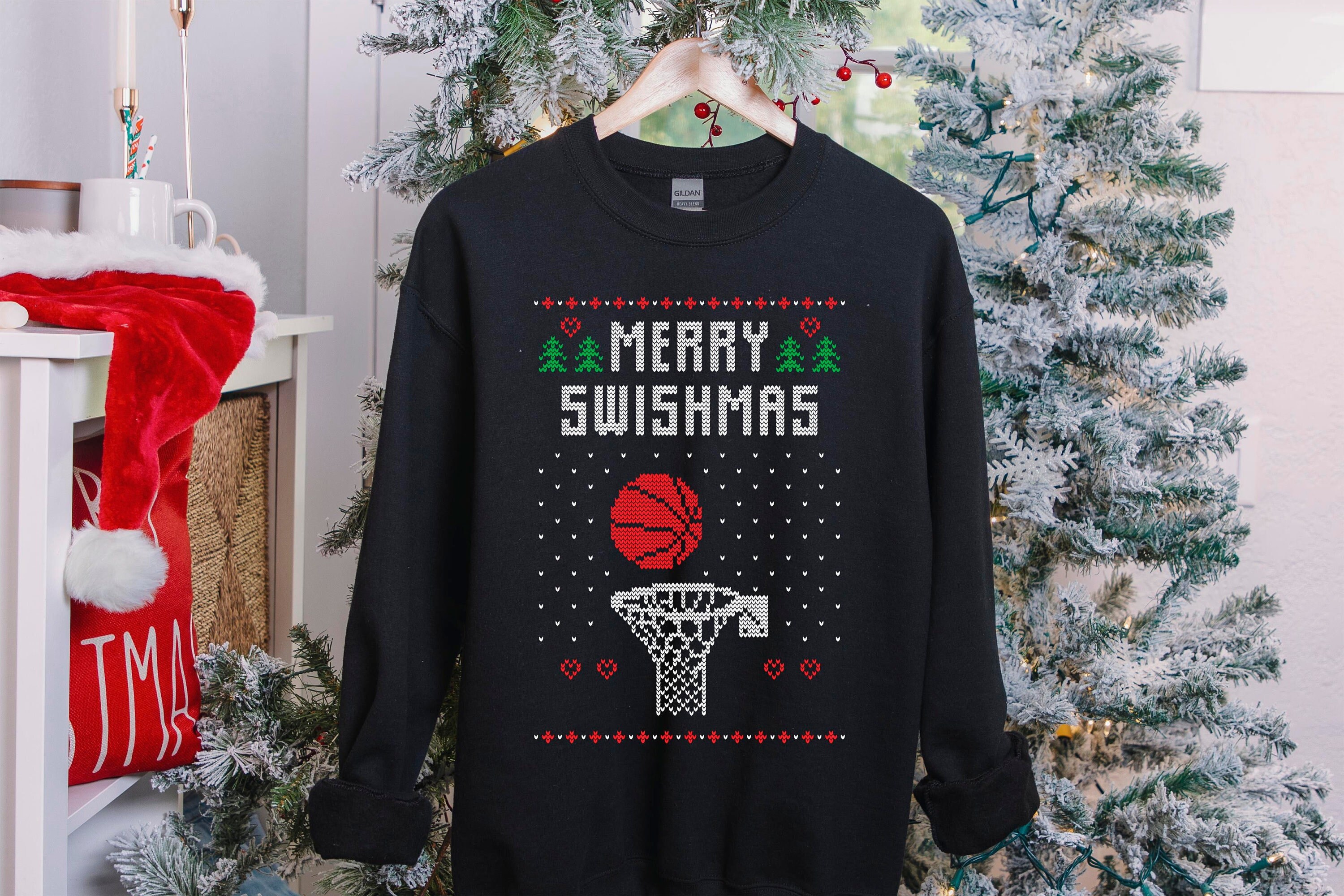 New York Knicks NBA Womans Men Holiday Christmas Sweater - Tagotee