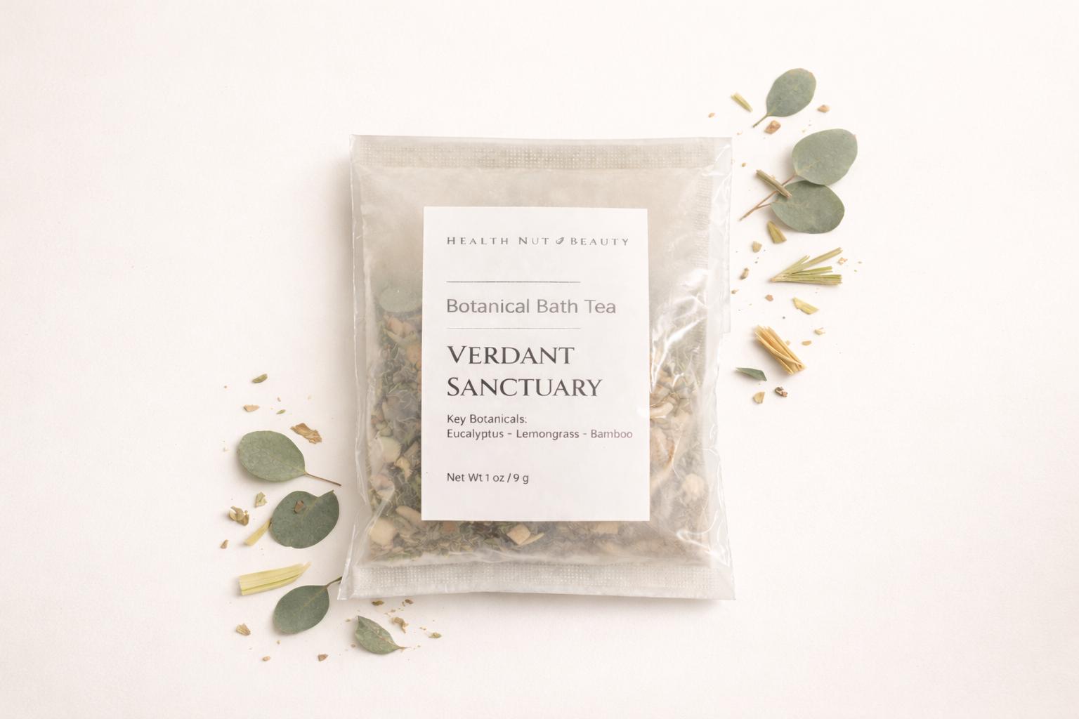 Luxury Bath Salts Eucalyptus Bath Tea Bag for a Calming Spa Soak