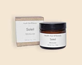 Soleil Moisturizer: Natural Vegan Skincare for Combination & Sensitive Skin