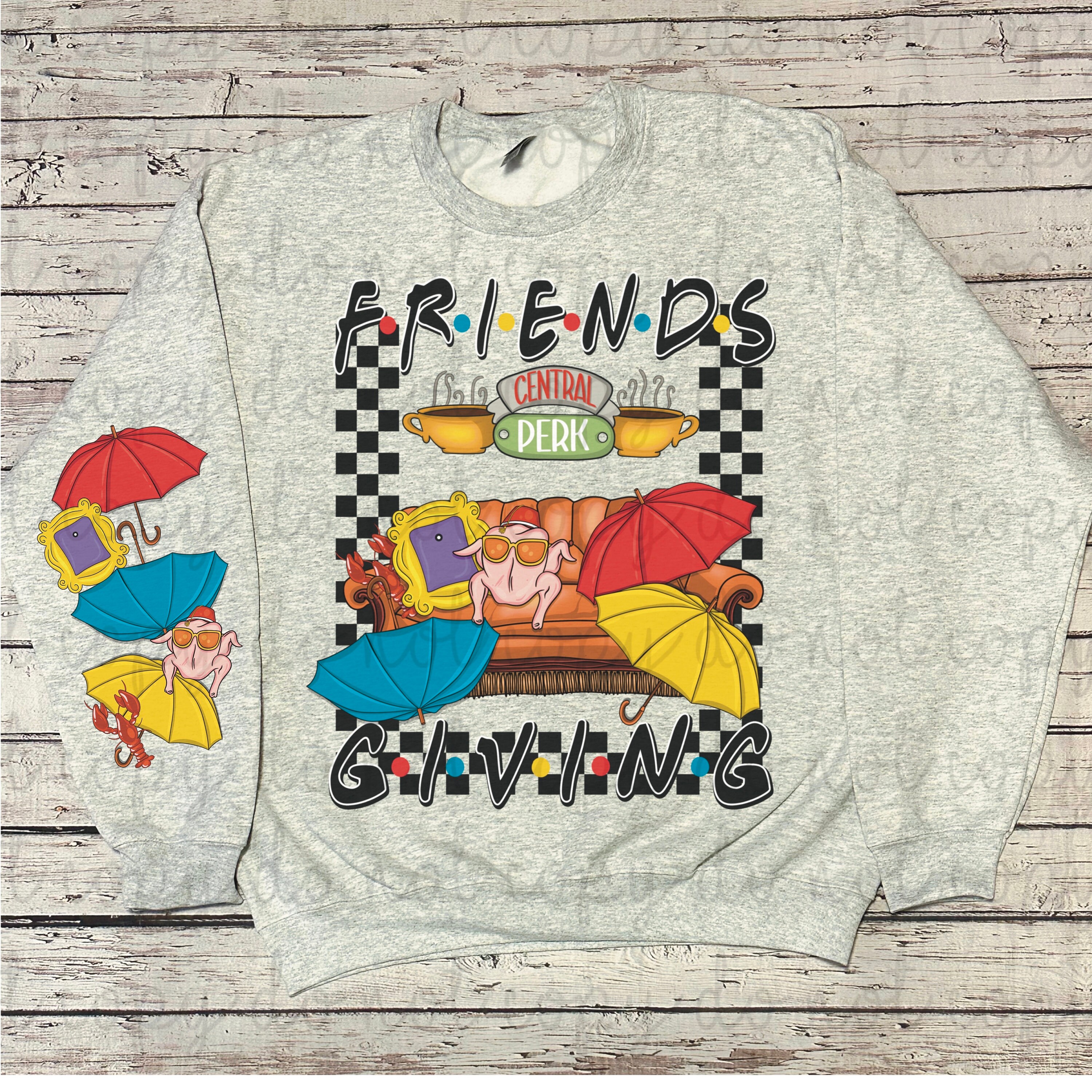Friendsgiving Friends Sweatshirt 90s Nostalgia Crew Neck - Etsy