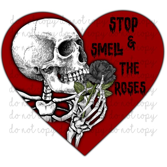 Stop And Smell The Roses: Valentine'S Day Horror Gothic PNG.