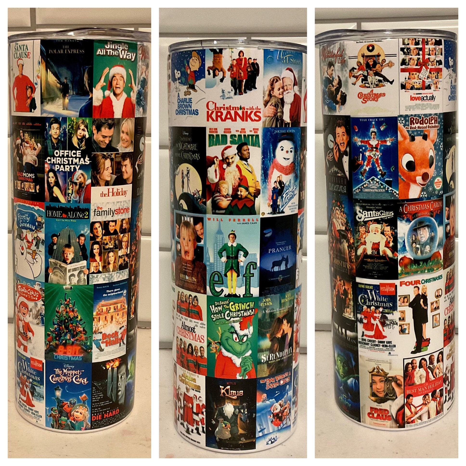 Classic Christmas Movies - Tumbler Wrap Sublimation Transfers