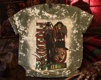 Freddy Shirt: Elm Street Horror T-Shirt | Retro Vintage 80s Throwback | Halloween Gift | Unisex | Horror Gift