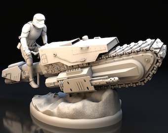 3D Print Files: Star Wars, Tread Speeder