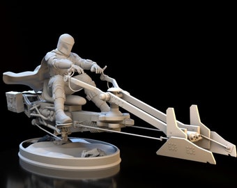 3D Print Files: Star Wars, The Mandalorian, Hunter and Child