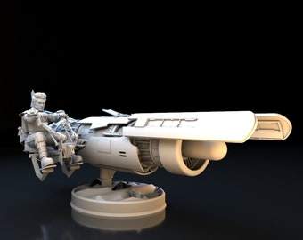 3D Print Files: Star Wars, The Mandalorian, Cobb Speeder