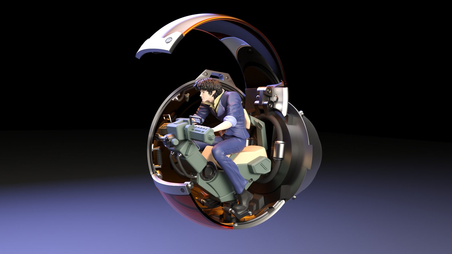 Cowboy Bebop Swordfish Premium Digital STL Model Kit Etsy