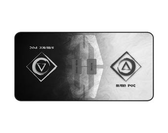 Sabacc Play mat Black and White Edition