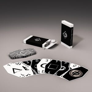 Sabacc Spike Black and White Edition Spielkarten