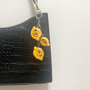 Handmade Polymer Clay Bag Charm/Key Chain