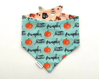 Little Pumpkin Dog Bandana, Pumpkin Pet Pandana, Pumpkin Spice Dog Bandana, PSL Dog Bandana, Fall Pet Bandana, Autumn Pet Bandana