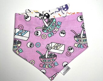 Halloween Pet Bandana, Halloween Fall Dog Bandana, Funny Pet Bandana, Skeleton Dog Bandana, Fall Pet Bandana, Snap on Bandana