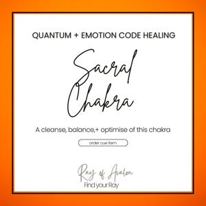 Sakral Chakra Healing: Kreativitetshealing, Emotionellt Flöde, Sensualitet, Njutning, Fjärrstyrd Chakra Energihealing (Orderkö)