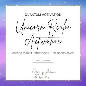 Unicorn Realm Activation: Connect for Healing & Guidance (Digital Download)