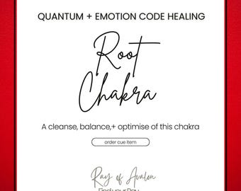 Wortelchakrahealing - op kwantum- en emotiecode gerichte genezing (bestellingscue)