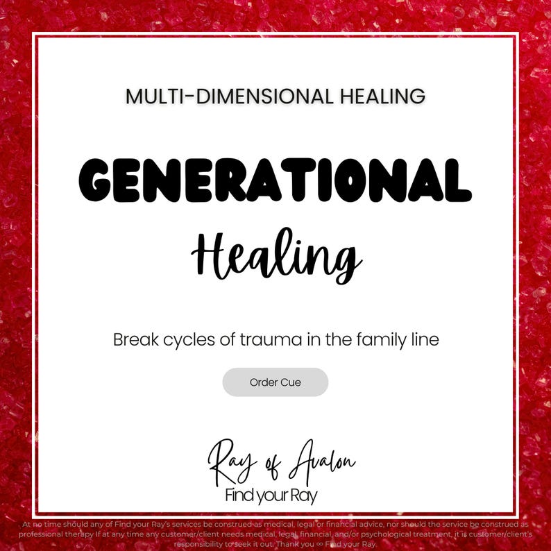 Generational Trauma - Multi Dimensional Energy Healing - Ancestral Release + Spiritual Alignment (Order Queue) bild 1