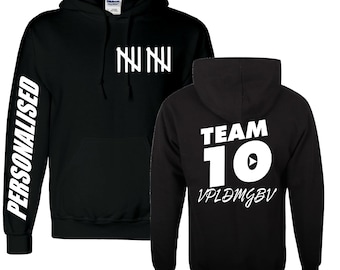 team 10 merch hoodie