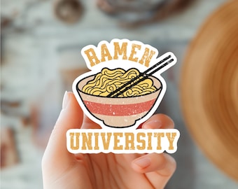 Kawaii Ramen Sticker – Japanese Noodle Lover, Laptop Decal
