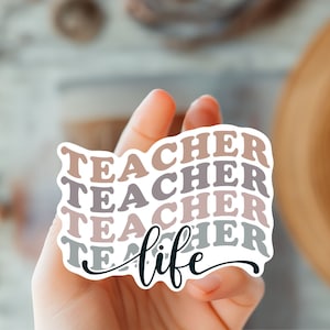 Awesome leraar leven sticker-cadeau voor een leraar en mentor-apprecieer een leraar-leraar sticker-school sticker-leraar citaat-Kindle sticker