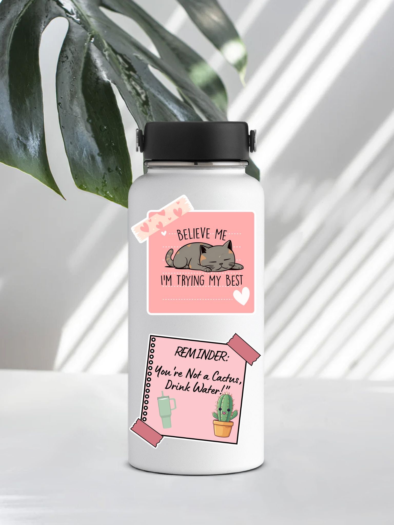 Stay Hydrated Reminder Sticky Note Sticker-Du bist kein Kaktus, Trink Wasser-Trinkwasser-Erinnerung-Wohlfhl-Erinnerung-Tgliche  Motivation-Selbstpflege - Etsy.de