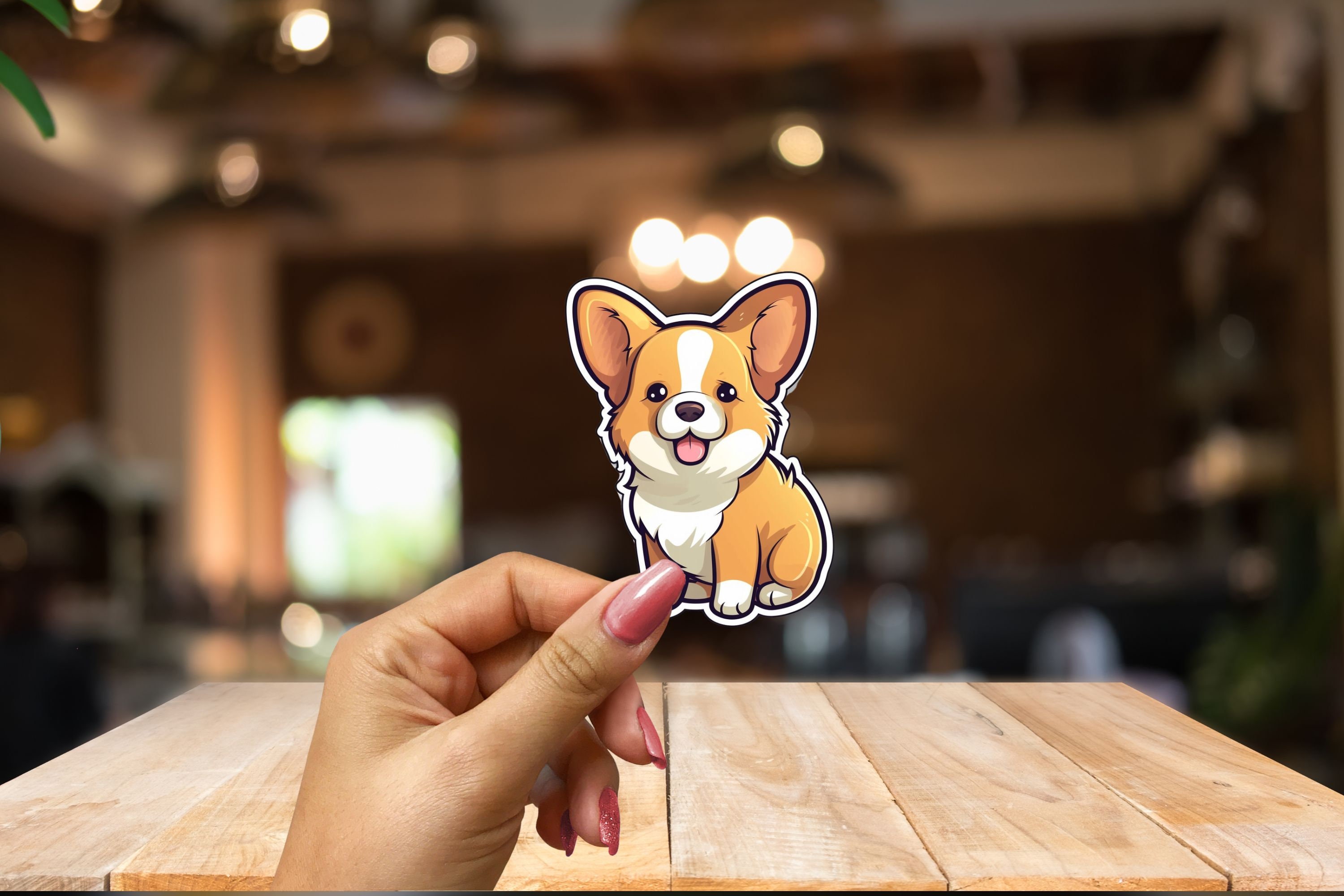 Cute Dog Stickers for Kids Teens Sticker Sticker for Sale by YOSHIN  DESIGNS