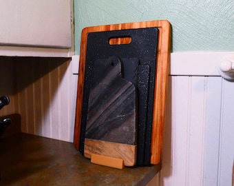 Cutting board Wall Stand With Rubber Slip Resistance