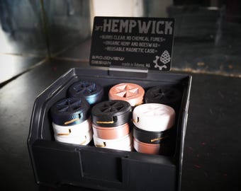 Hemp Wick in Magnetized Spool