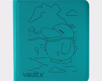 Pokemon Psyduck TCG Binder – Personalised Design! Pokemon Vault X Zip Binders. 4, 9, or 12 Pockets