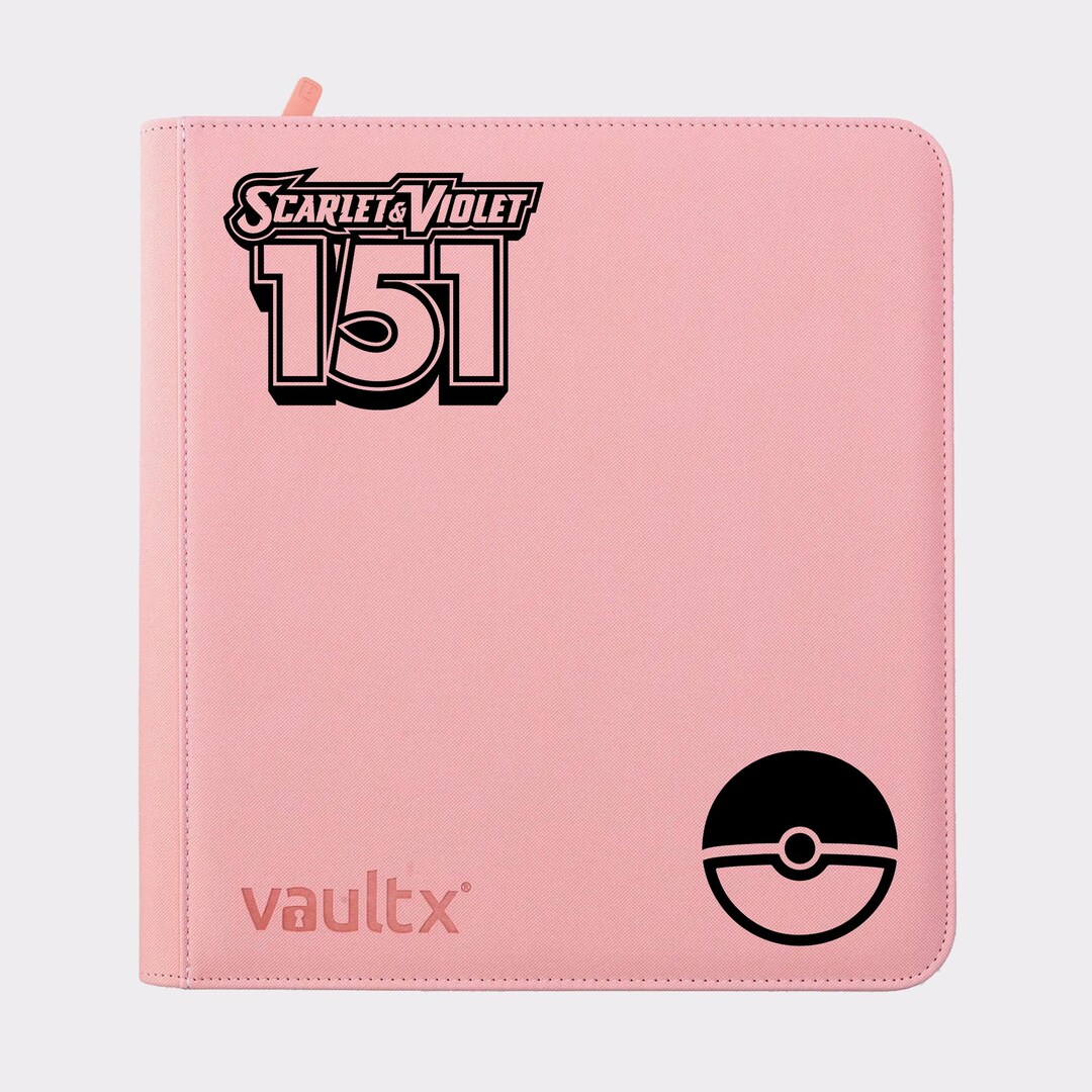 Pokemon Scarlet & Violet 151 Vault X EXO-TEC Zip Binder 12 Pockets