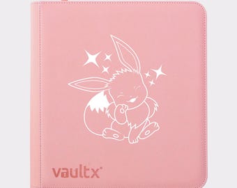 Pokemon Eevee TCG-map – gepersonaliseerd ontwerp! Pokemon Vault X-ritsmappen. 4, 9 of 12 zakken