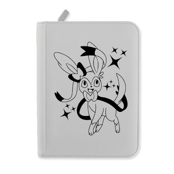 sylveon pokemon card binder Pokemon Sylveon TCG Binder – Personalised Design! Pokemon Premium Zip  Binders. 4, 9, or 12 Pockets