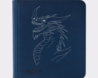 Custom Premium Magic The Gathering TCG Binder – Personalised Stencil Design! The Ur-Dragon Vault X Zip Binders - Any Colour