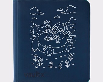 Pokemon Snorlax & Sylveon TCG Binder – Personalised Design! Pokemon Vault X Zip Binders. 4, 9, or 12 Pockets