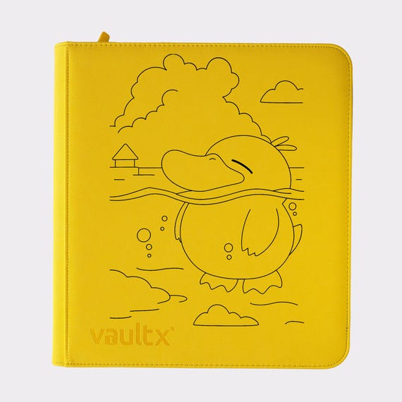 psyduck pokemon card binder Pokemon Psyduck TCG Binder – Personalised Design! Pokemon Vault X Zip  Binders. 4, 9, or 12 Pockets