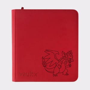 Pokemon Mega Charizard TCG Binder – Personalised Design! Pokemon Vault X Zip Binders. 4, 9, or 12 Pockets