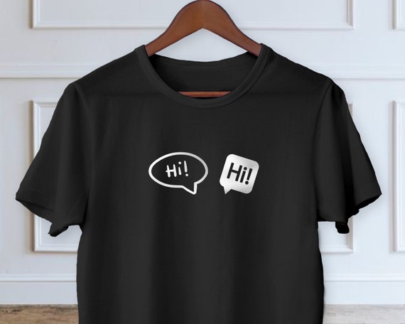 Hi T shirt Heartstopper Speech Bubbles Alice Oseman Nick Charlie Heartstopper Comic Netflix Marvel TV Spider man LGBT Gay Etsy Canada