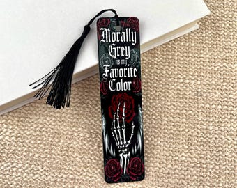 Morally Grey Personalized Bookmark for Dark Romance Book Lovers