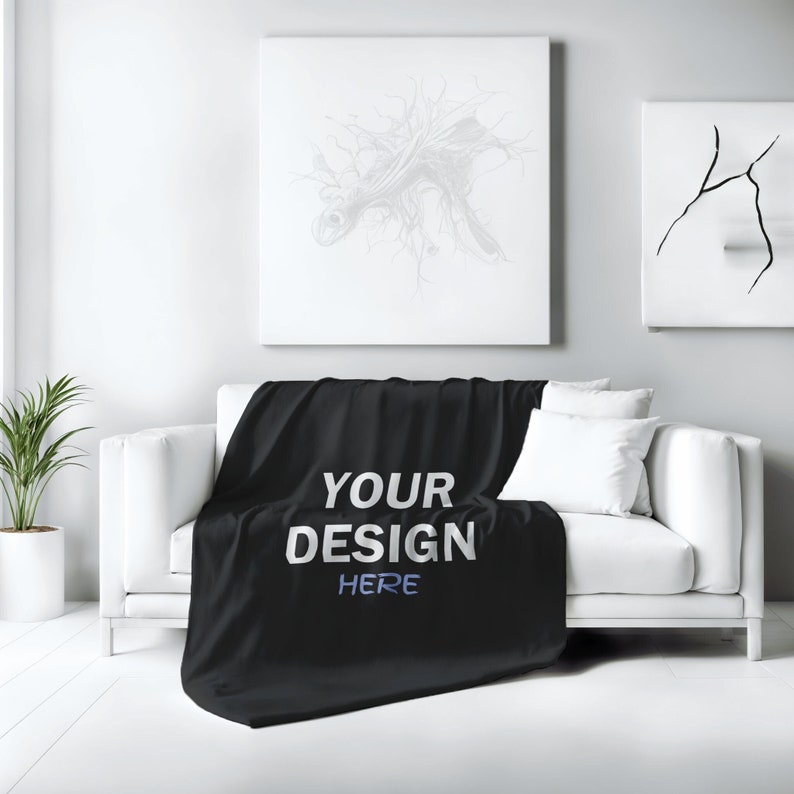 Blanket Mockup Psd Velveteen Plush Blanket Mockup Smart Object