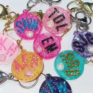 Monogram Keychains