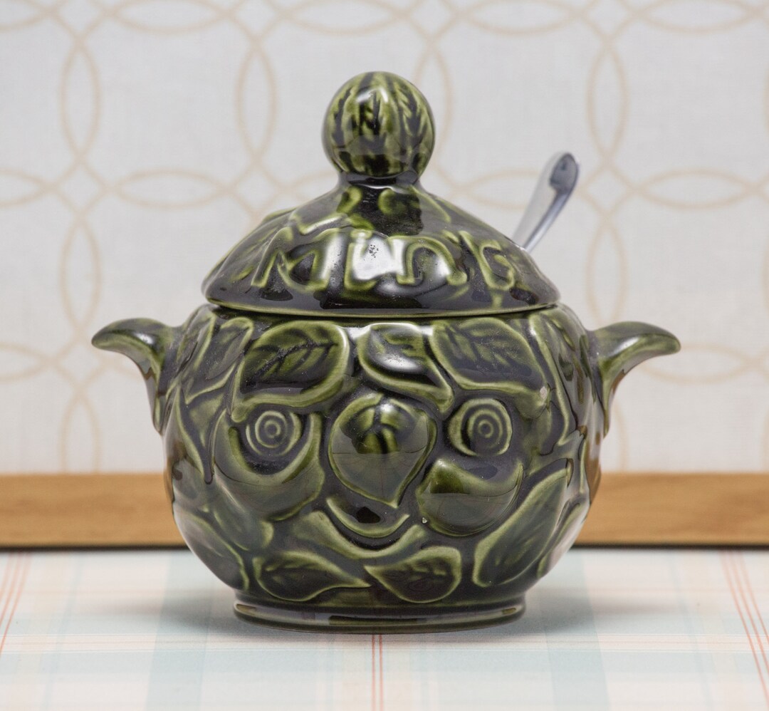 Vintage Sadler Mint Sauce Double Face Pot, Super Kitsch Kitchenalia Circa 1960's Etsy