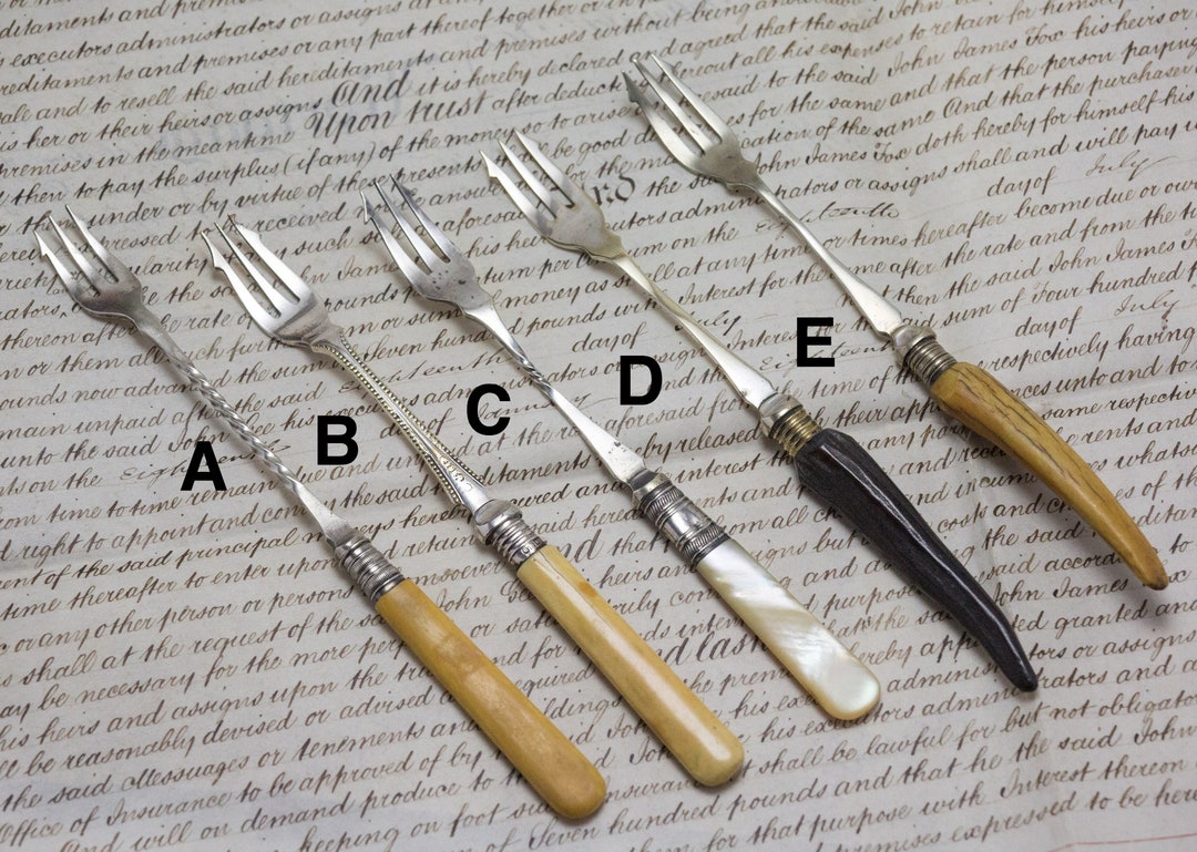 Antique Pickle Fork, Devils Pitchfork Design, Five to Choose From