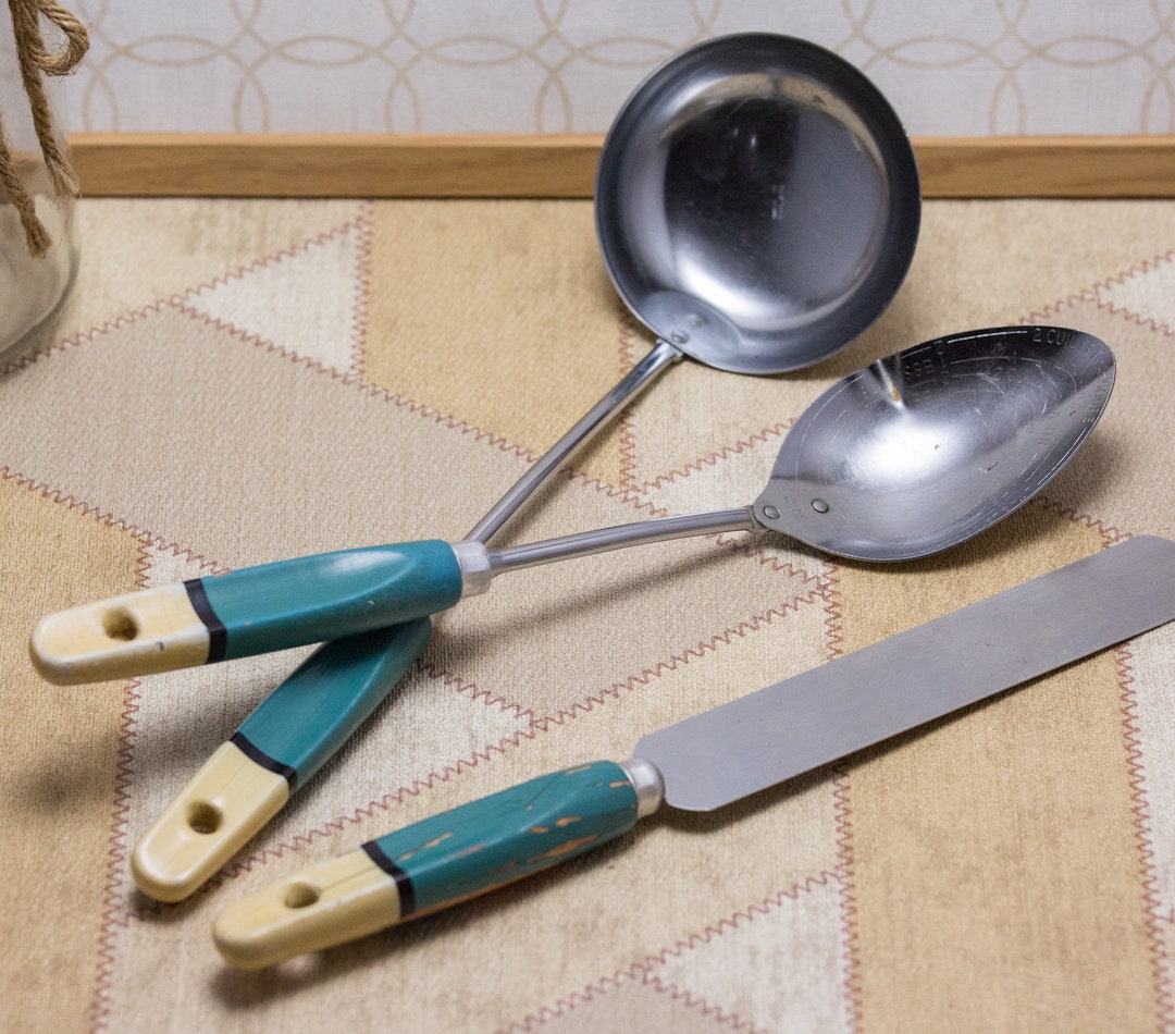 Vintage Skyline Kitchen Utensils Circa 1950's Etsy