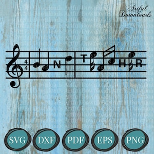 Band Teacher SVG, Marching Band SVG, Band SVG, Concert Svg, Svg Files for Cricut, Music Svg, Band Nerd Cut File, Music Note Svg, Silhouette