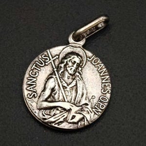 St John the Baptist Medal/Pendant, Médaille de Saint Jean-Baptiste. Medaglia Di san giovanni battista
