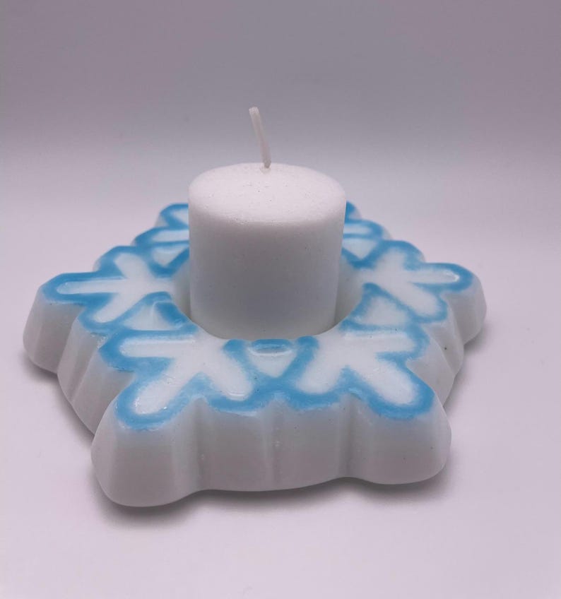 Metal Snowflakes Candle Holder main image 0