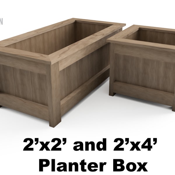 Cedar Planter Box Woodworking Plans